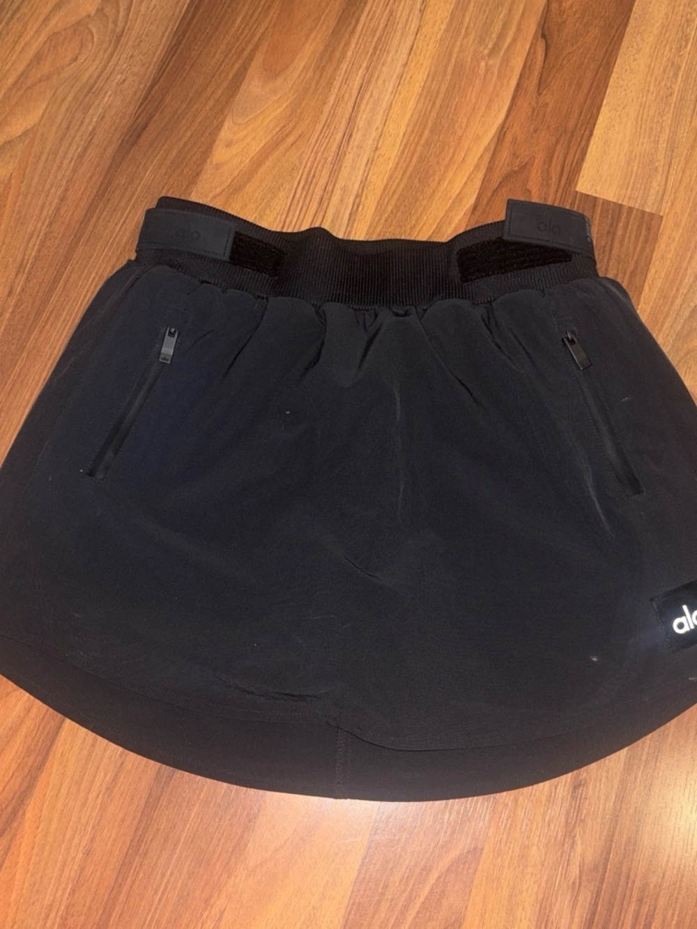 ALO Yoga Black Athletic Skort
